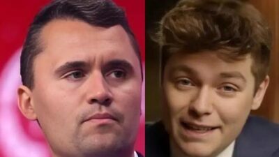Charlie Kirk and Nick Fuentes - screenshot