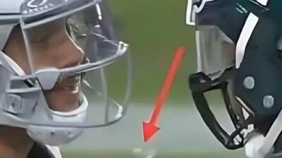 Dak Prescott and Jalen Carter (spitting incident) - screenshot