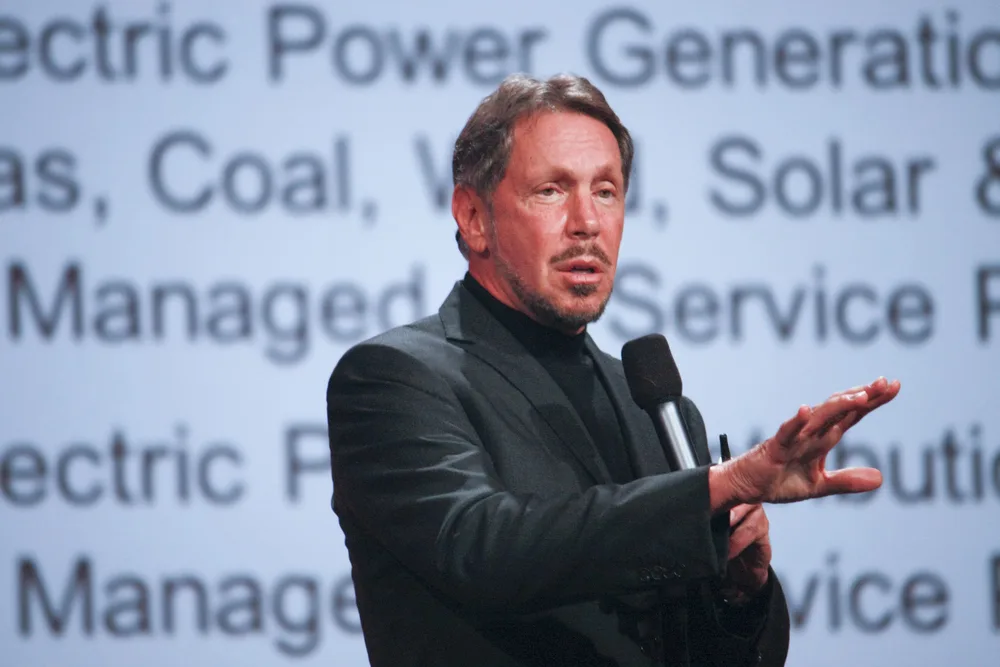 CEO of Oracle Larry Ellison 