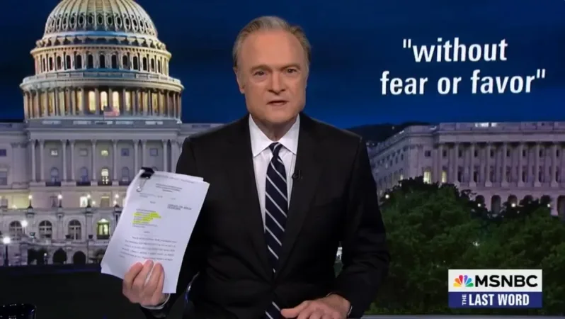 Lawrence O'Donnell on Donald Trump's NY Time's Lawsuit over this article: Anatomy of Two Giant Deals' - screenshot