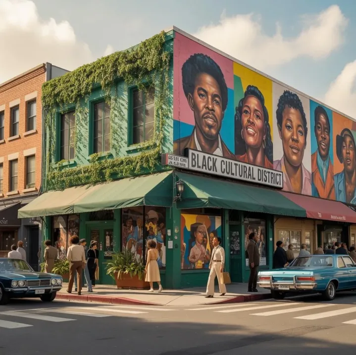 Lola Smallwood-Cuevas' Proposed Historic South Los Angeles Black Cultural District - via eurAI