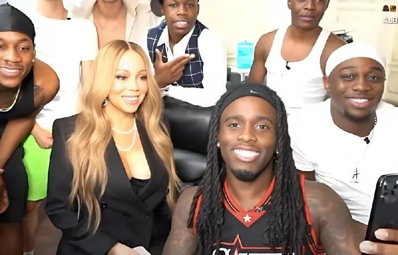 Mariah Carey and Kai Cenat