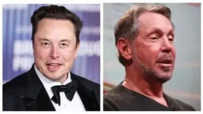 Larry Ellison briefly eclipses Elon Musk as world's richest person