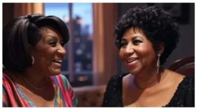 Patti LaBelle and Aretha Franklin