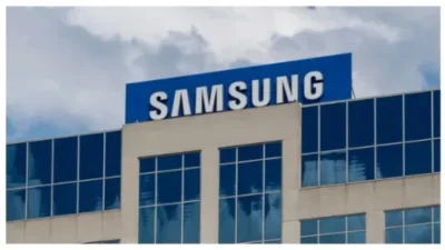Samsung Electronics America Corporate office in Ridgefield Park, NJ, USA. stock photo...