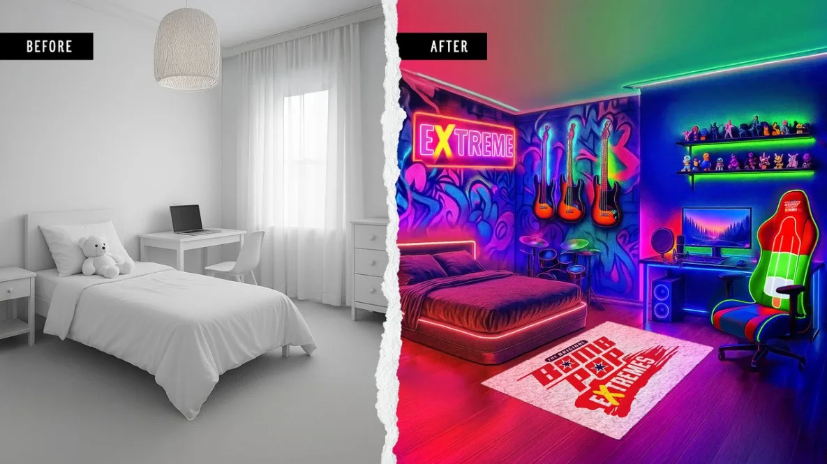 Bomb Pop Extremes Is Making Back-to-School Totally Sweet and Extreme for Tweens With a $20K Room Revamp