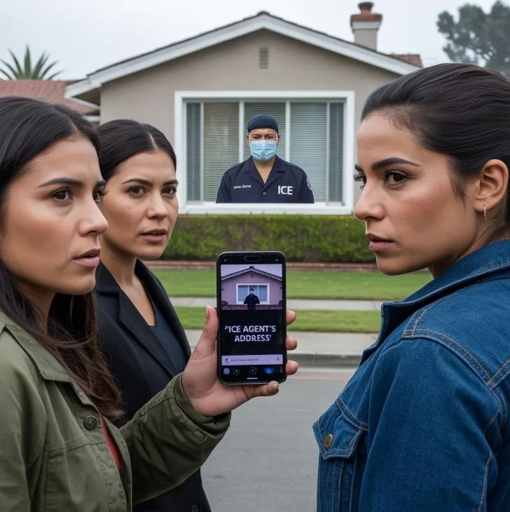 Three women follow ICE agent home and and stream his address on social media / via eurAI