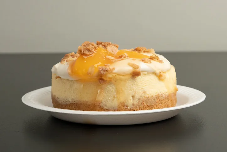 Peach Cobbler Cheesecake