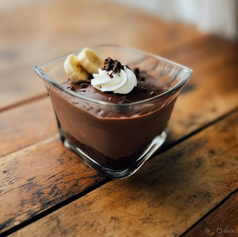 Chocolate Banana Pudding - AI generated