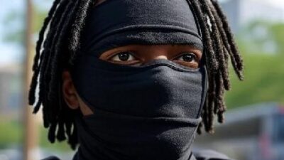 Black (African American) ICE Agent - via GrokAI