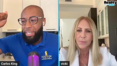 Carlos King and Vicki Gunvalson