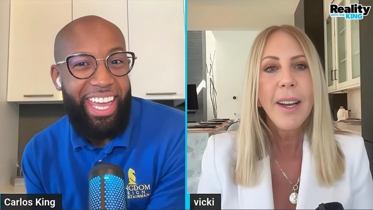 Carlos King and Vicki Gunvalson