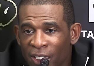 Deion Sanders at post-game press conference - screenshot