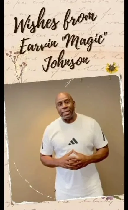 Howard Hewett - 70th b-day - Magic Johnson