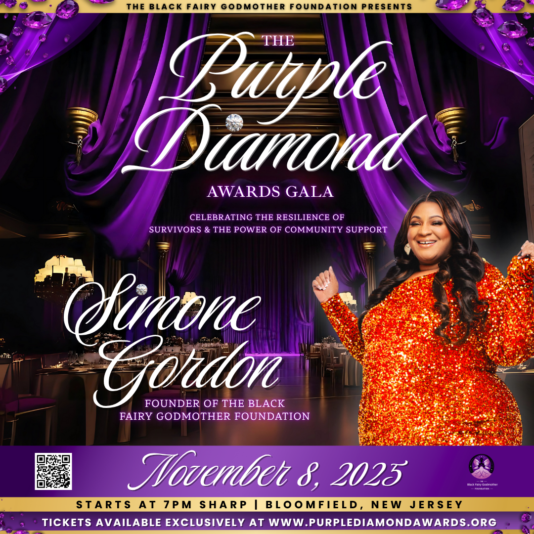 Purple Diamond Awards ( courtesy of the Black Fairy Godmother Foundation)