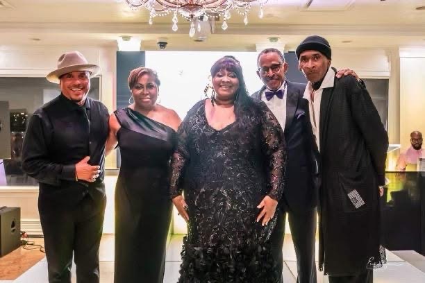 Simone Gordon, Howard Hewitt and Supporters (photo courtesy of the Black Fairy Godmother Foundation)