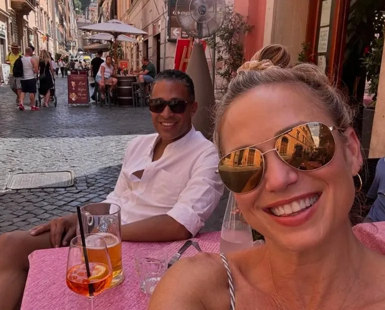 TJ Holmes and Amy Robach - via instagram