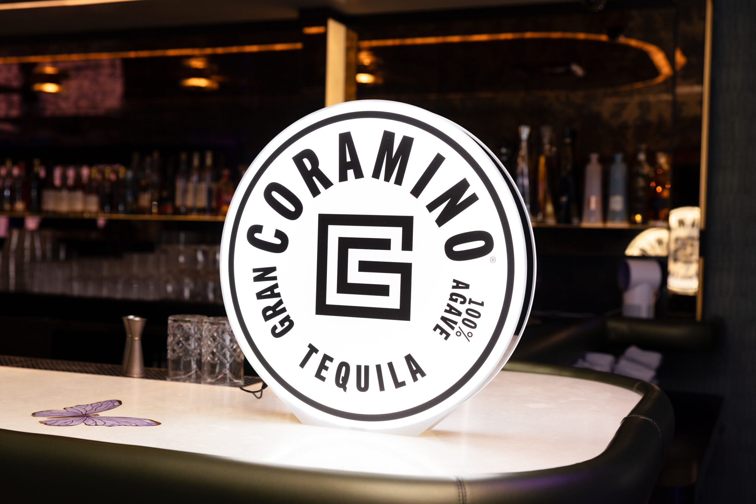 Kevin Hart's Gran Coramino brand was the bar sponsor