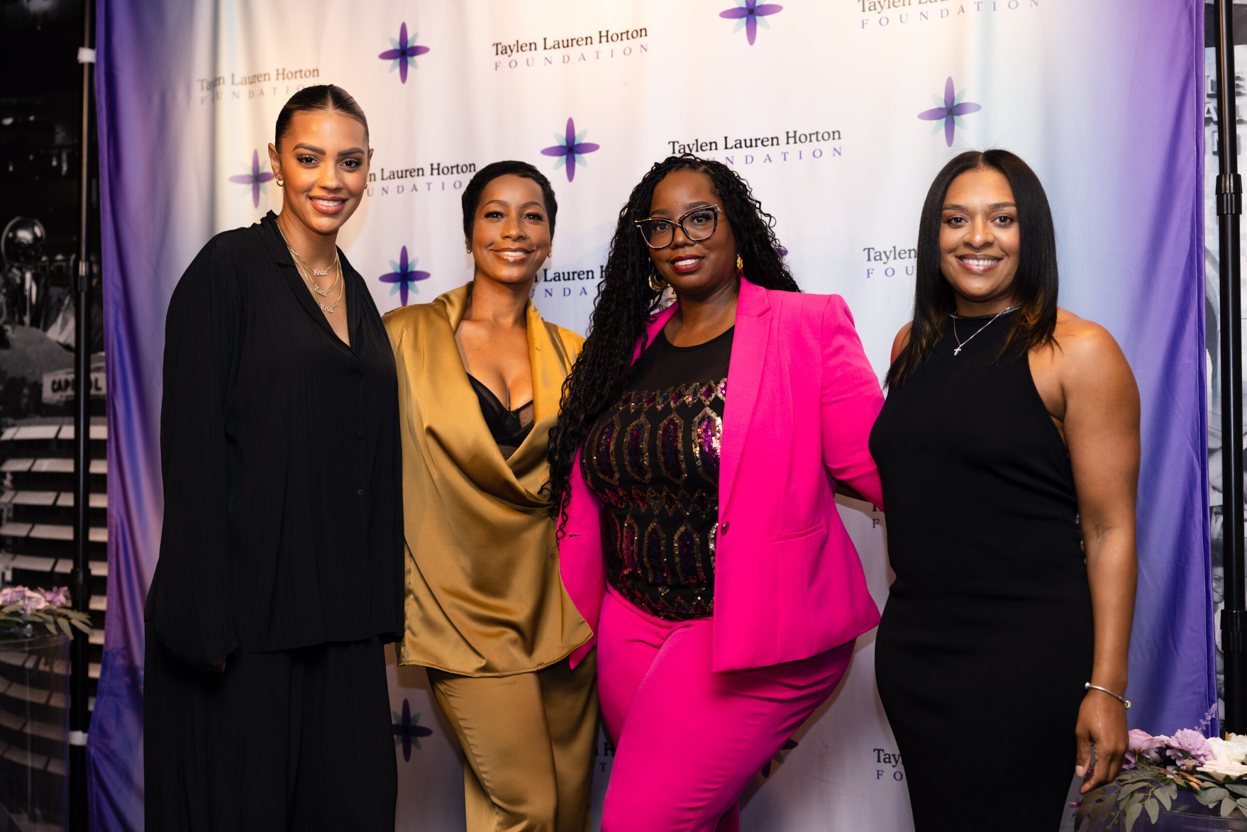 The TLHF team (from L to R) Dominique Everline, Jenece Bond, Kia Morgan Smith and Kedrea Battle