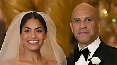Alexis Lewis and Cory Booker - via Instagram @alexislbooker