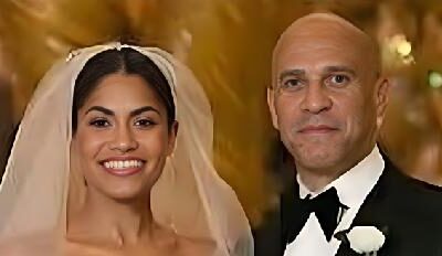 Alexis Lewis and Cory Booker - via Instagram @alexislbooker