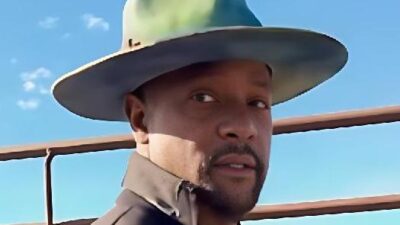 Blair Underwood and herd of Bison - IG screenshot