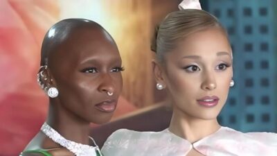 Cynthia Erivo and Ariana Grande at Wicked premiere in Singapore - screenshot
