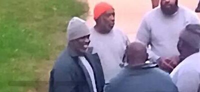 Diddy on Fort Dix Prison yard - via TMZ