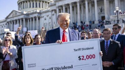 Donald Trump and Tariff Dividend - via GrokAI