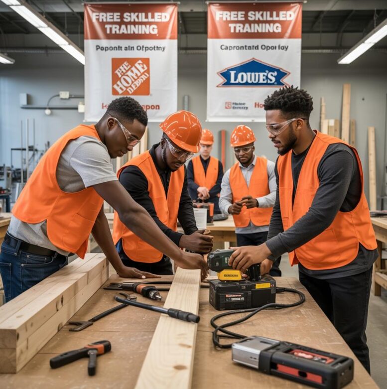 Free 'Skilled Trades Training' for Black Men and Career Seekers from Home Depot and Lowe&rsquo;s - via eurAI