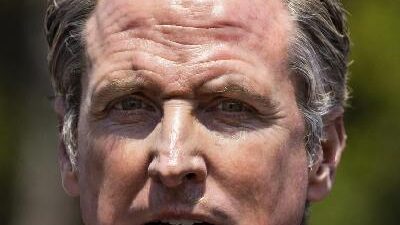 Gavin Newsom (unhappy) - via GrokAI
