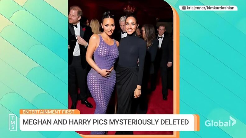 Harry Meghan and Kim K - screenshot