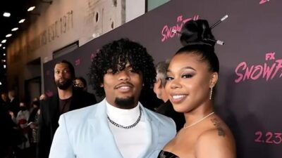 Isaiah John and Gail Bean (Photo by Kevin Winter-Getty Images)