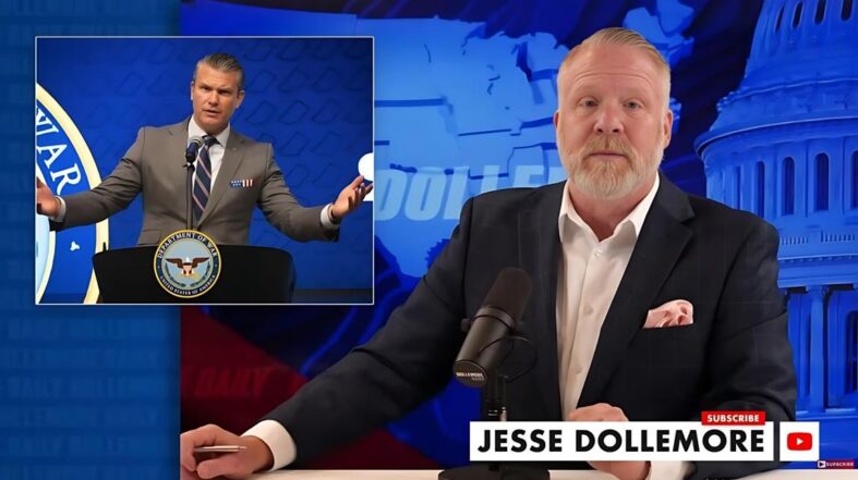 Jesse Dollermore comments on Pete Hegseth - screenshot
