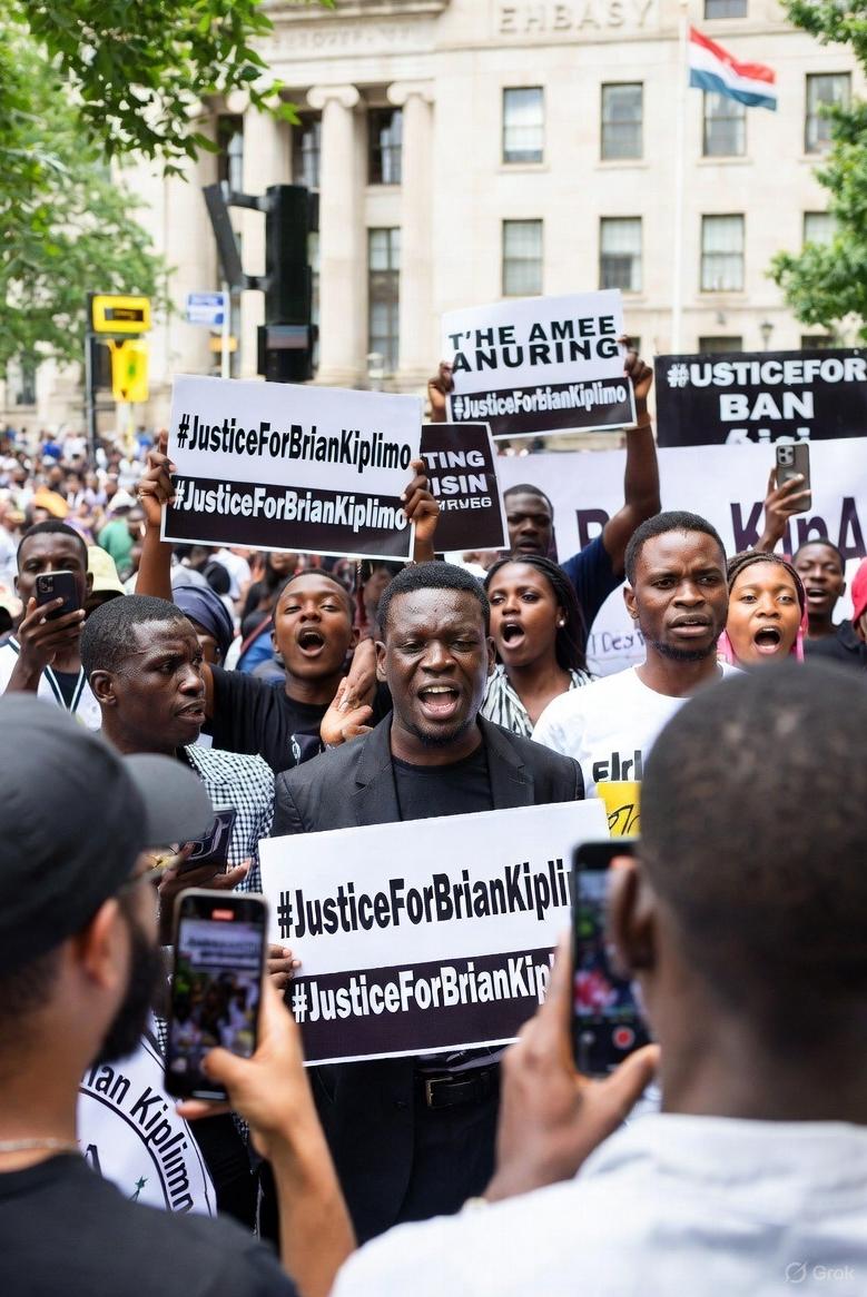 Justice for Brian Kiplimo - via GrokAI