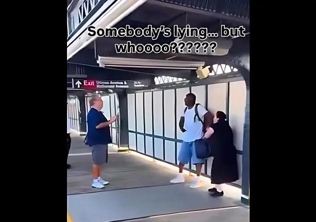 Karen Claims Black Man Stole Her Bag - screenshot