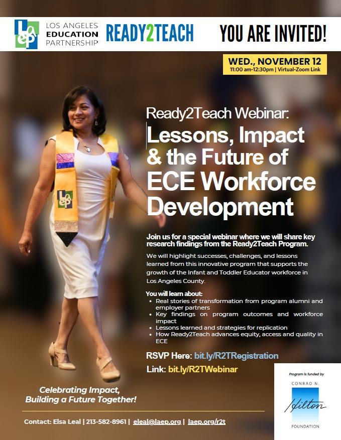 LAEP - Teacher Recruitment poster