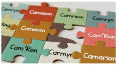kids whose names are creative variations of the same root, "Cam"