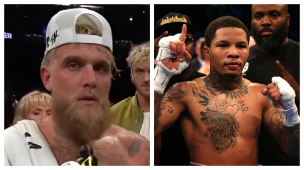 composite of Jake Paul and Gervonta Davis