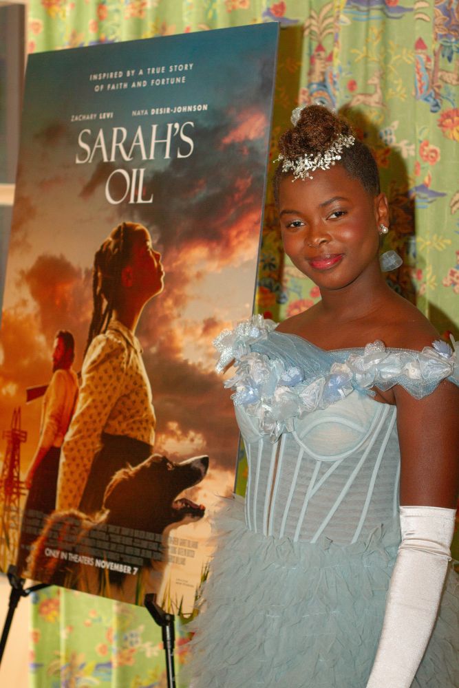 Naya Desir-Johnson at Sarah's Oil Screening (photo by Melissa Nyomi Stoll of Melshotya)