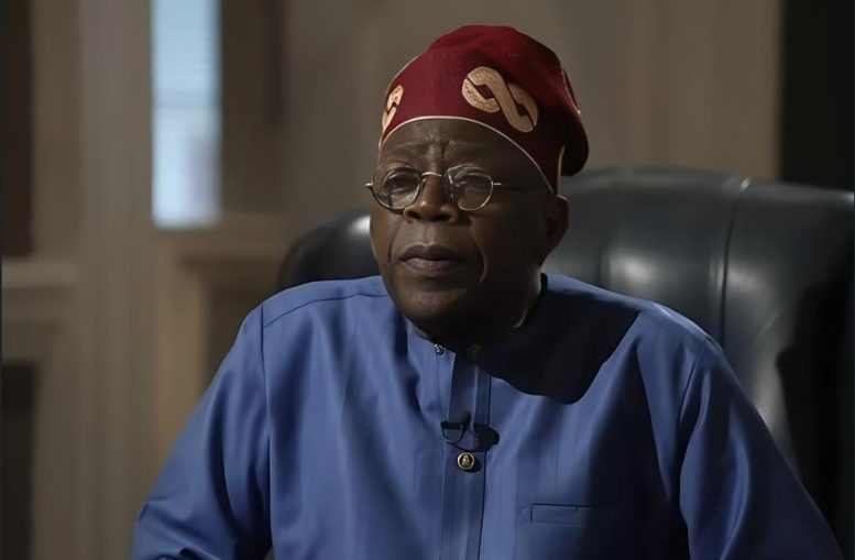 Nigerian President Bola Ahmed Tinubu - screenshot