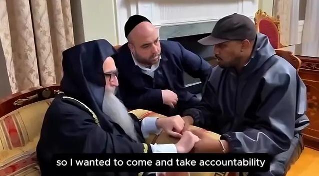 Rabbi Yoshiyahu Yosef Pinto Interpreter Kanye West - via screenshot