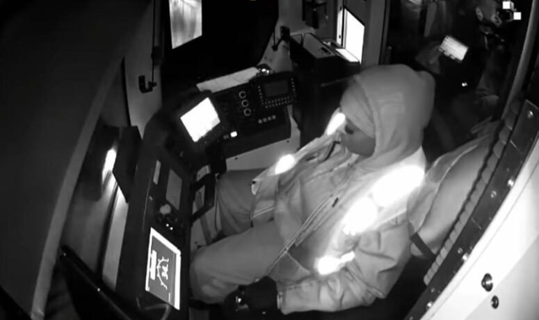 SF train driver nodding off at the wheel - screenshot