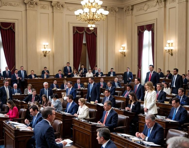 The House (Congress) voting of Epstein Files Dischare Petition - via GrokAI