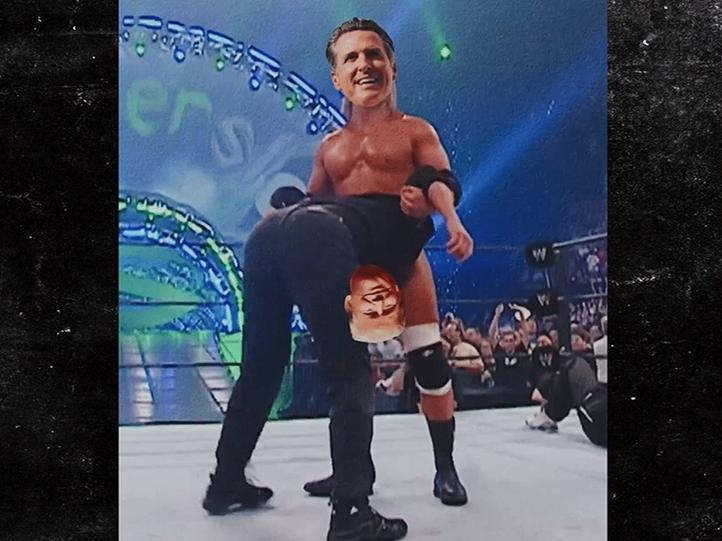 Trump - Newsom WWE