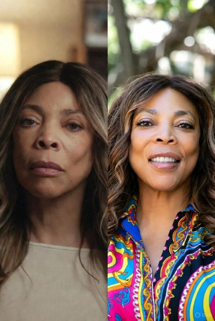 Wendy Williams Then and Now - via GrokAI