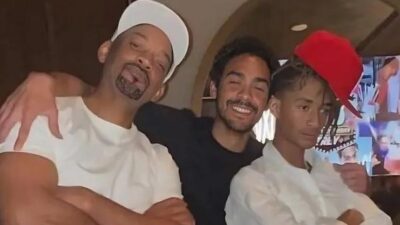 Will Smith with sons Trey and Jaden