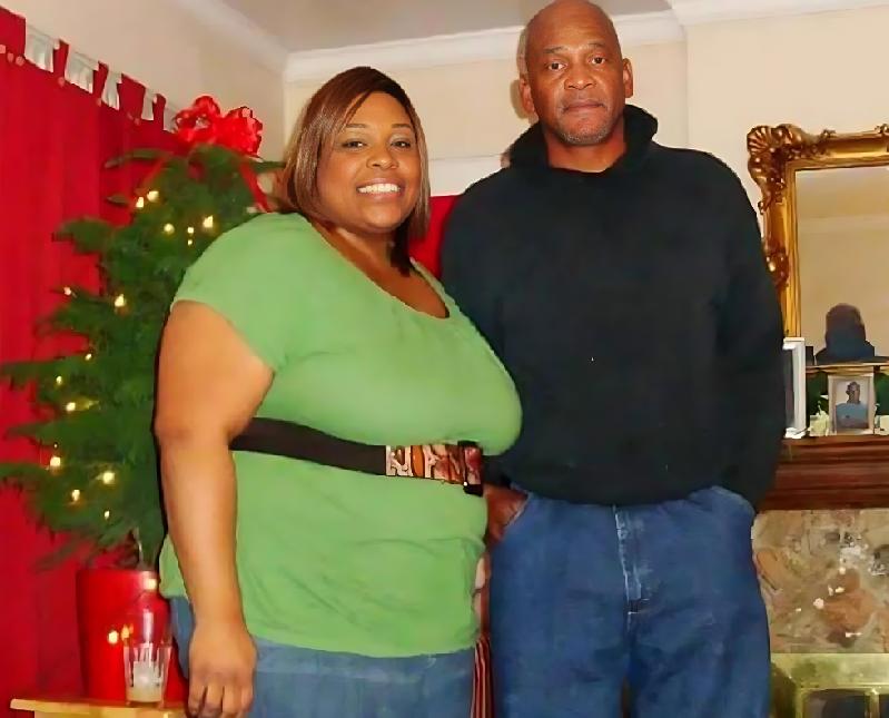 Bridgette Moore and her late father James - courtesy Bridgette Moore