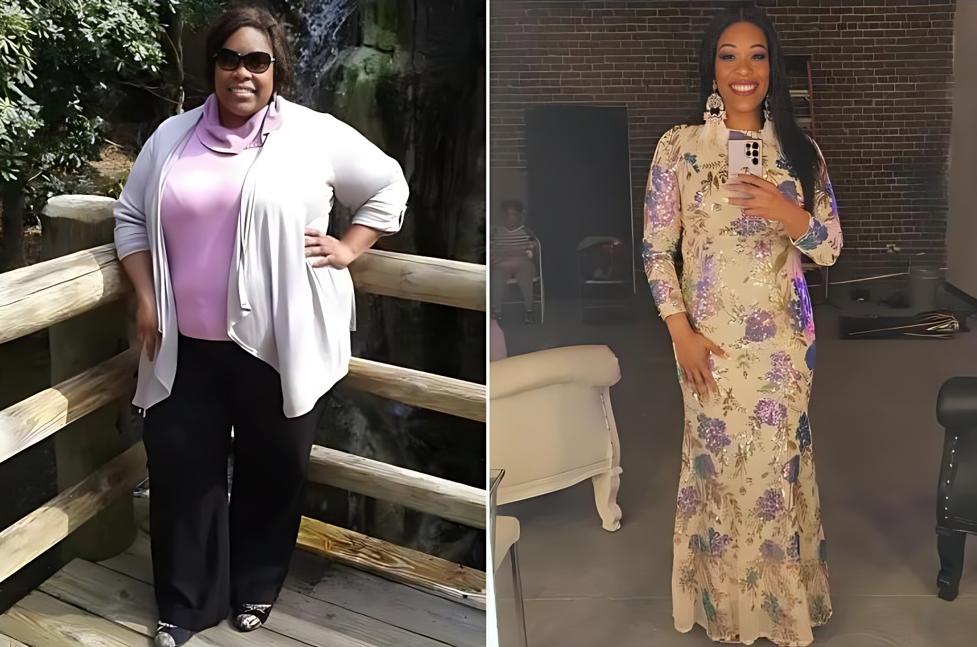 Bridgette Moore before and after - courtesy Bridgette Moore