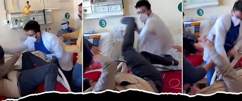 Doctor assaults patient - screenshot